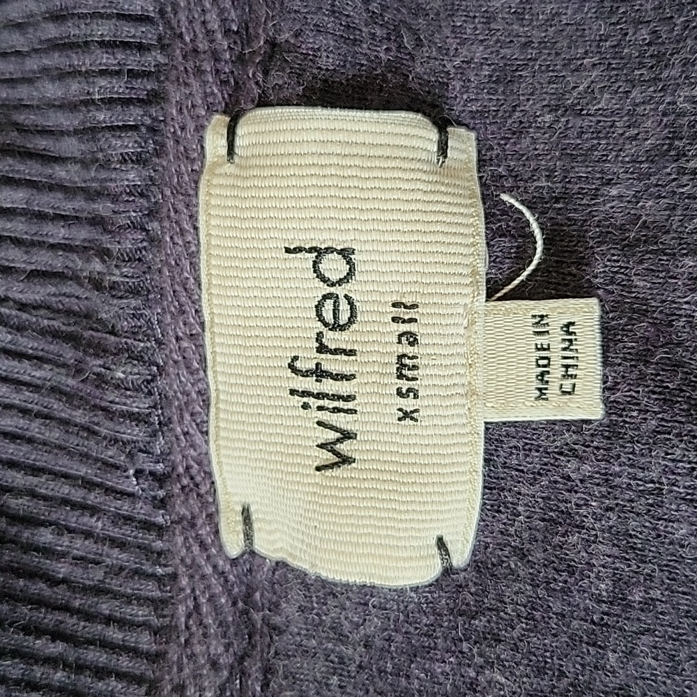 ARITZIA Wilfred Blue/Purple Cardigan - Picture 3 of 5